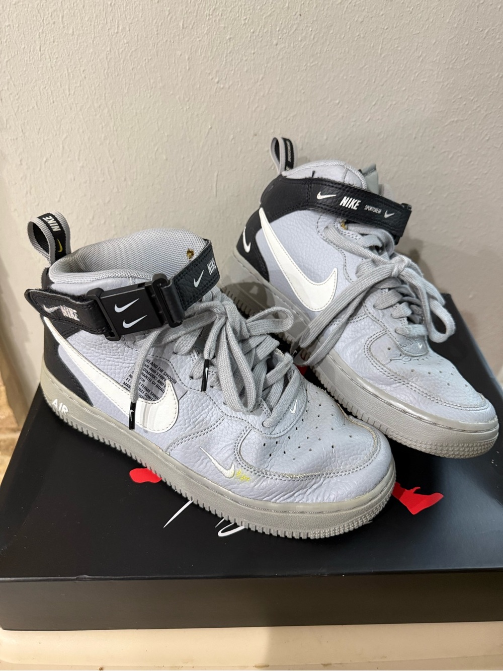 Nike Nike Air Force 1 Mid '07 LV8 'Overbranding' Size 6Y